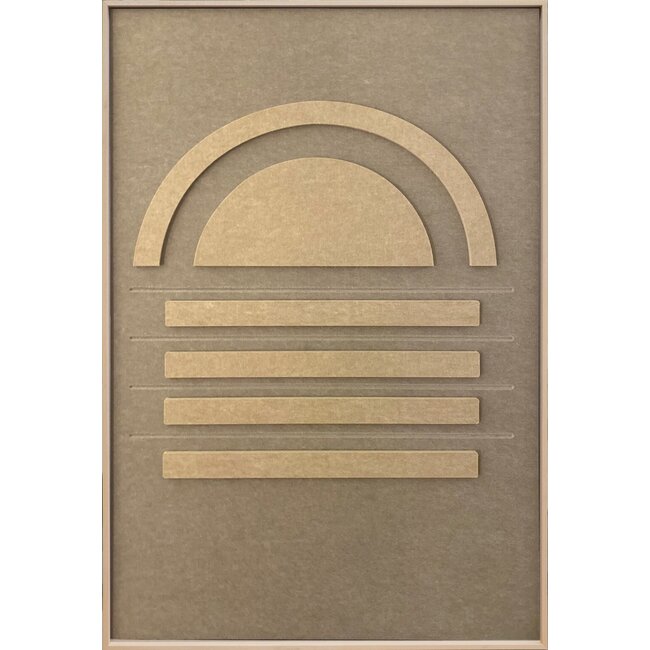 Wandkraft Sunrise by the Ocean