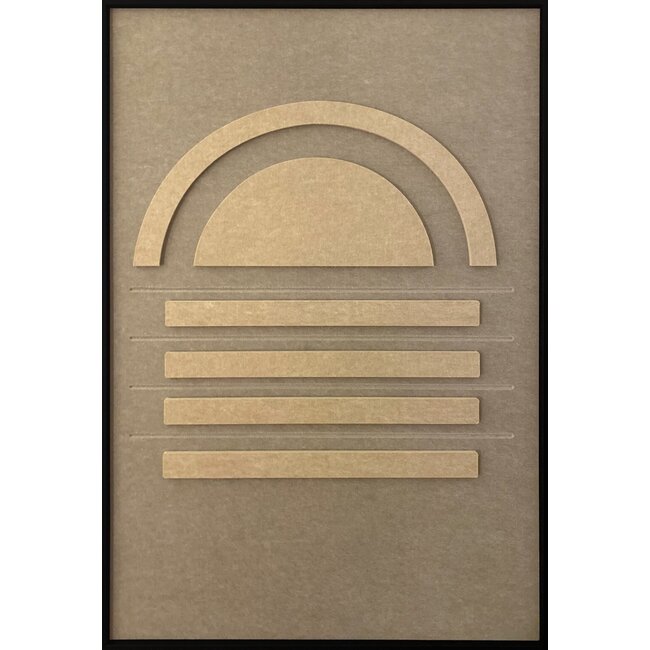 Wandkraft Sunrise by the Ocean