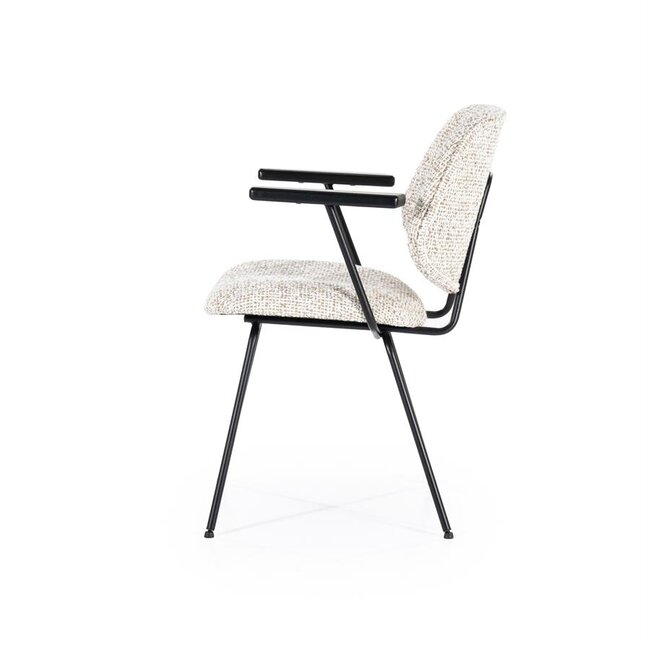 Eleonora Stoel Jon met arml - beige Maywood