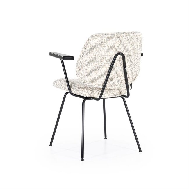 Eleonora Stoel Jon met arml - beige Maywood