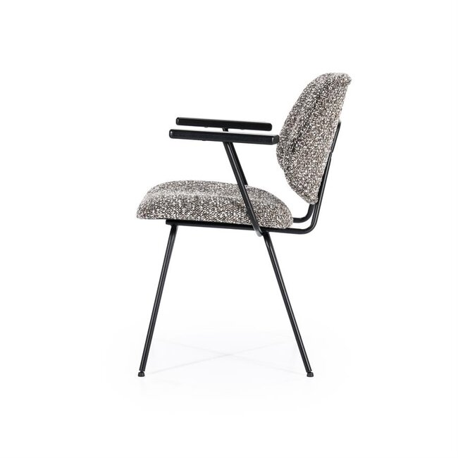 Eleonora Stoel Jon met arml - taupe Maywood