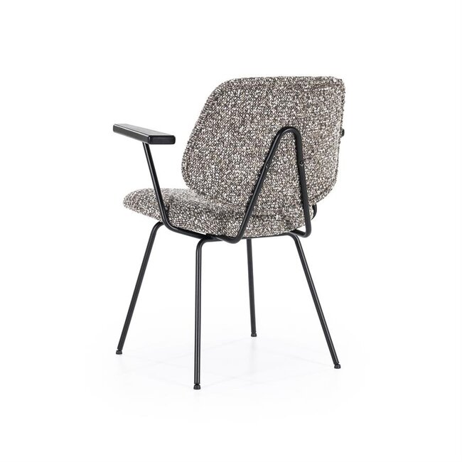 Eleonora Stoel Jon met arml - taupe Maywood