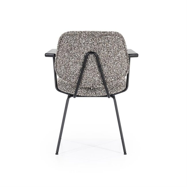 Eleonora Stoel Jon met arml - taupe Maywood