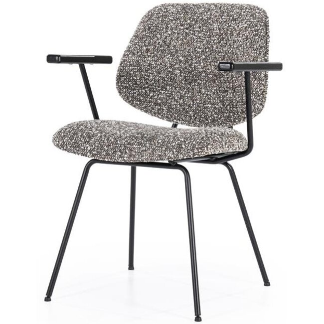 Eleonora Stoel Jon met arml - taupe Maywood