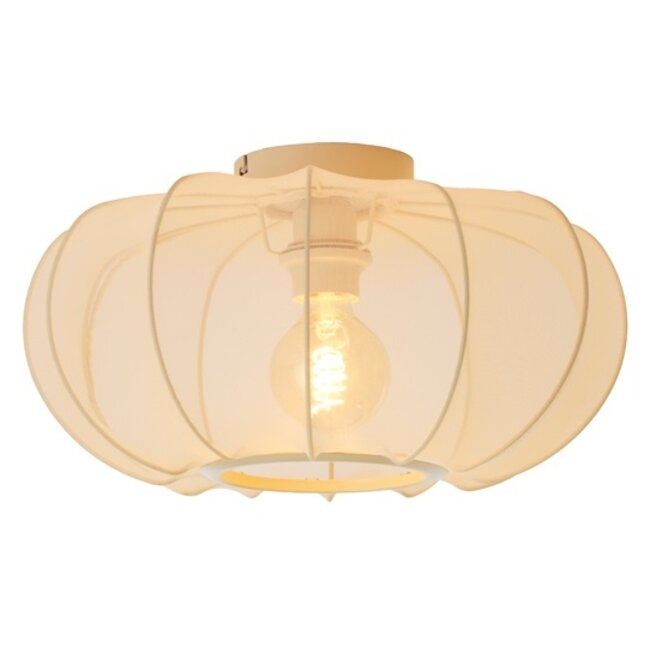 Light en Living Plafonnière Ø40x21 cm PLUMALIA zand