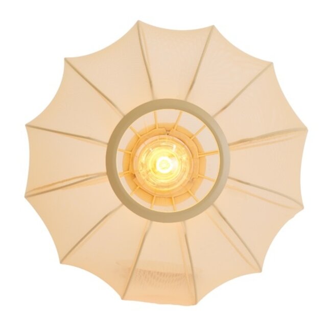 Light en Living Plafonnière Ø40x21 cm PLUMALIA zand