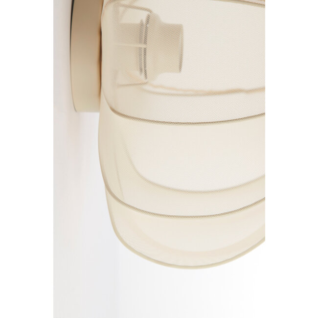 Light en Living Plafonnière Ø40x21 cm PLUMALIA zand