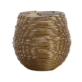 Light en Living Theelicht Ø10x10 cm SABANA antiek brons Light en Living Theelicht Ø10x10 cm SABANA antiek brons