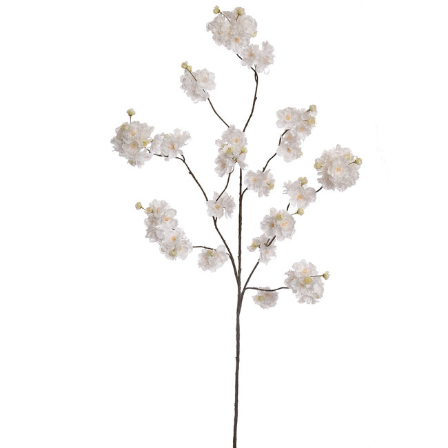 Pure Kunsttak groot Bloesem 115 cm Crème