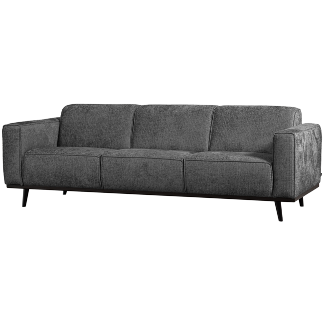 Woood Statement 3-zits bank 230 cm structure velvet mountain