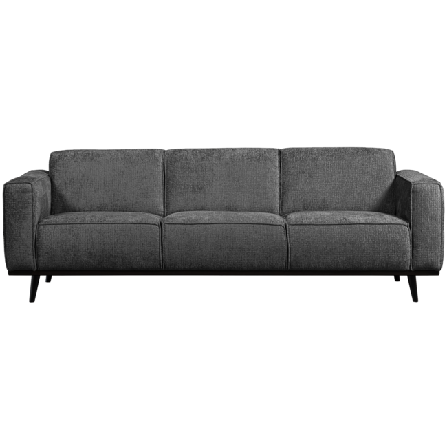 Woood Statement 3-zits bank 230 cm structure velvet mountain