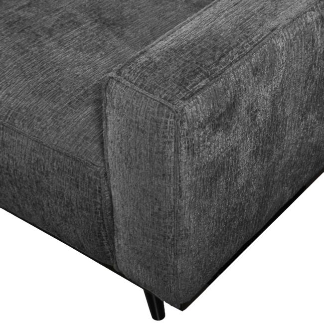 Woood Statement 3-zits bank 230 cm structure velvet mountain