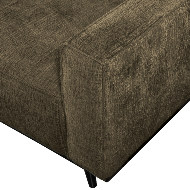 Woood Statement 3-zits bank 230 cm structure velvet bonsai