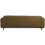 Woood Statement 3-zits bank 230 cm structure velvet brass
