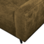 Woood Statement 3-zits bank 230 cm structure velvet brass