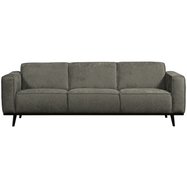 Woood Statement 3-zits bank 230 cm structure velvet frost