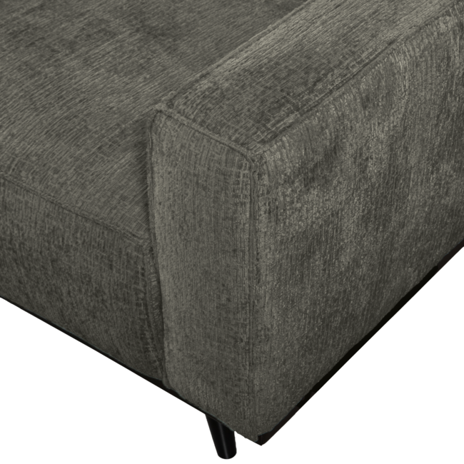 Woood Statement 3-zits bank 230 cm structure velvet frost