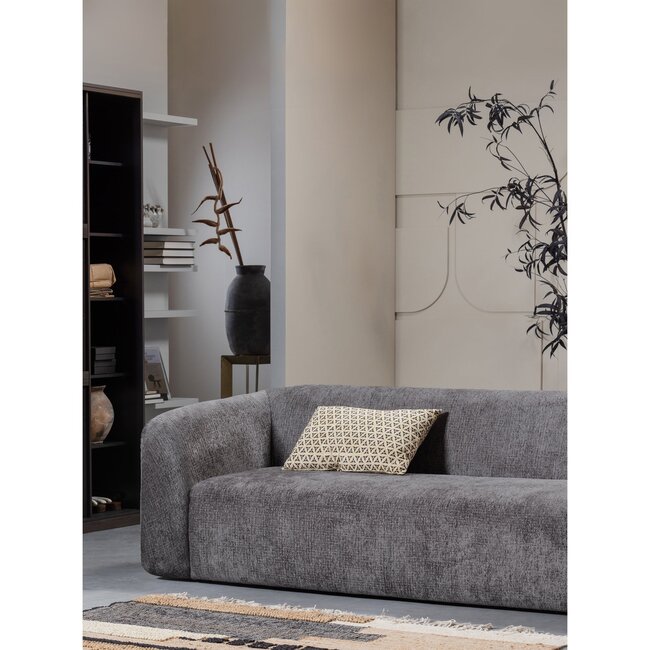 Woood Sloping 3-zits bank structure velvet mountain