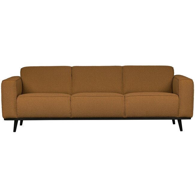 Woood Statement 3-zits bank 230 cm bouclé butter
