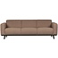 Woood Statement 3-zits bank 230 cm bouclé nougat
