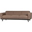 Woood Statement 3-zits bank 230 cm bouclé nougat
