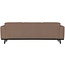 Woood Statement 3-zits bank 230 cm bouclé nougat