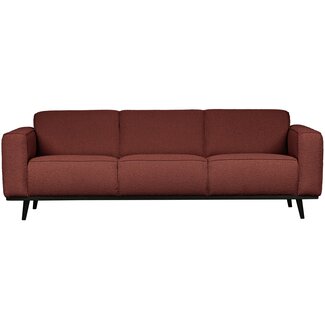 Woood Statement 3-zits bank 230 cm bouclé chestnut Woood Statement 3-zits bank 230 cm bouclé chestnut