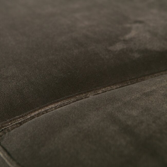 Woood Statement 4-zits bank 280 cm fluweel warm groen