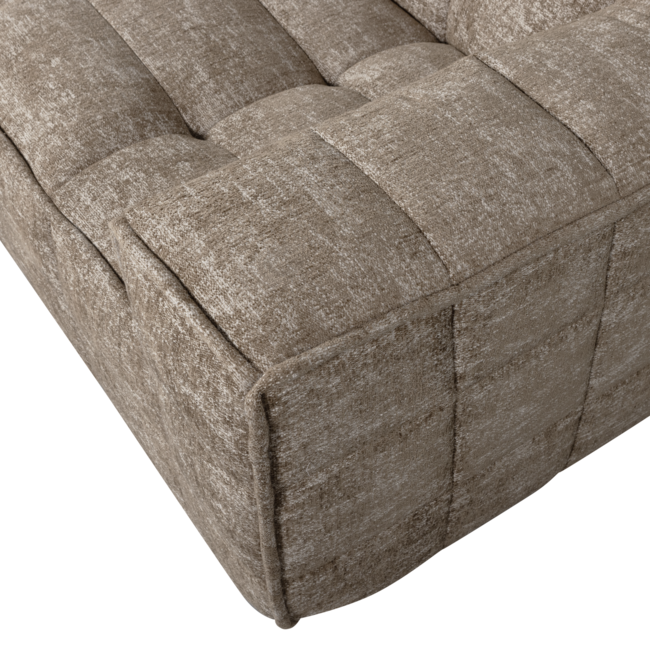 Woood Timor 4-zits bank naturel melange