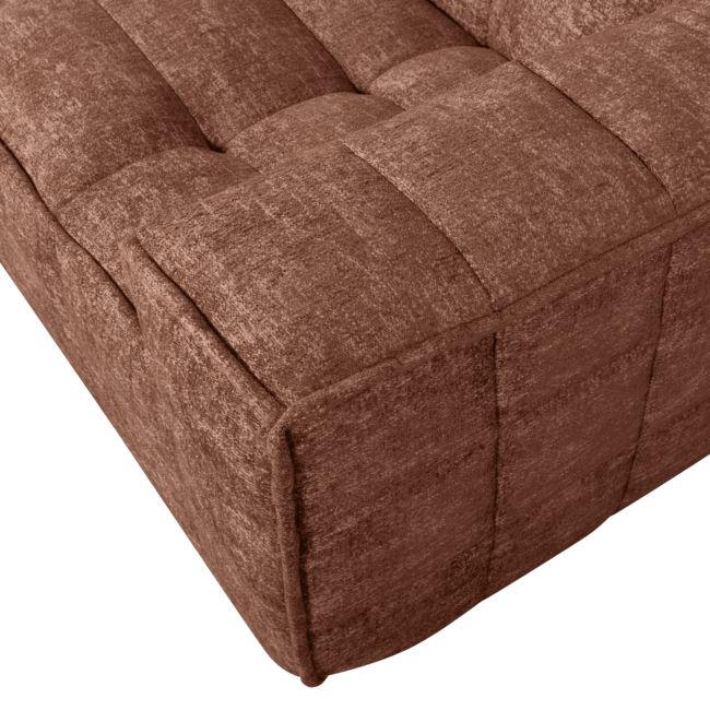 Woood Timor 4-zits bank brick melange