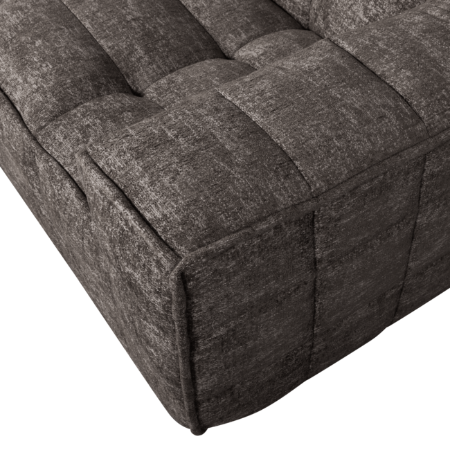 Woood Timor 4-zits bank grafiet melange