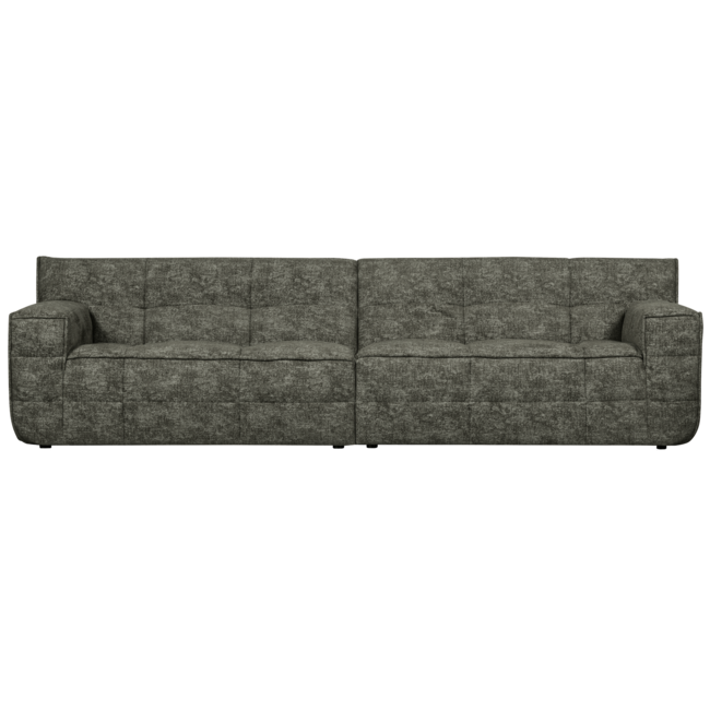 Woood Timor 4-zits bank warm groen melange