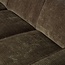 Woood Statement 4-zits bank 280 cm platte brede rib warm groen