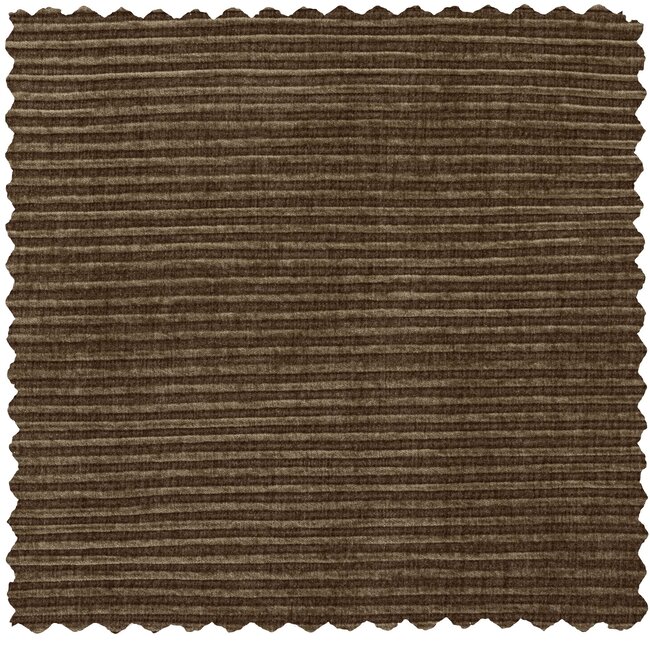 Woood Statement 4-zits bank 280 cm platte brede rib rock