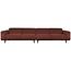 Woood Statement xl 4-zits bank 372 cm bouclé chestnut