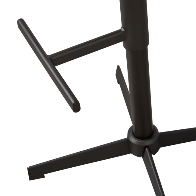 Woood Vinny draaibare barstoel bouclé zand