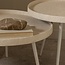 Woood Bounds bijzettafel xl hout/metaal naturel 40xø76