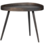 Woood Set van 2 - crude bijzettafels antique bronze