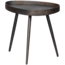 Woood Set van 2 - crude bijzettafels antique bronze