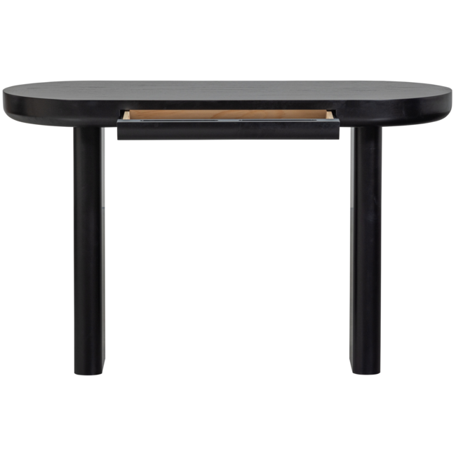 Woood Mael bureau/sidetable fineer zwart
