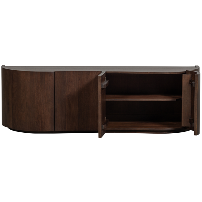 Woood Sense dressoir 4-deurs mango walnoot