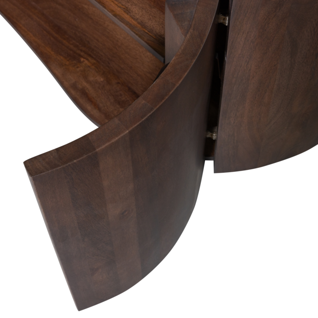 Woood Sense dressoir 4-deurs mango walnoot