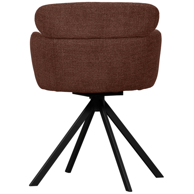 Woood Fenne draaibare eetkamerstoel chestnut