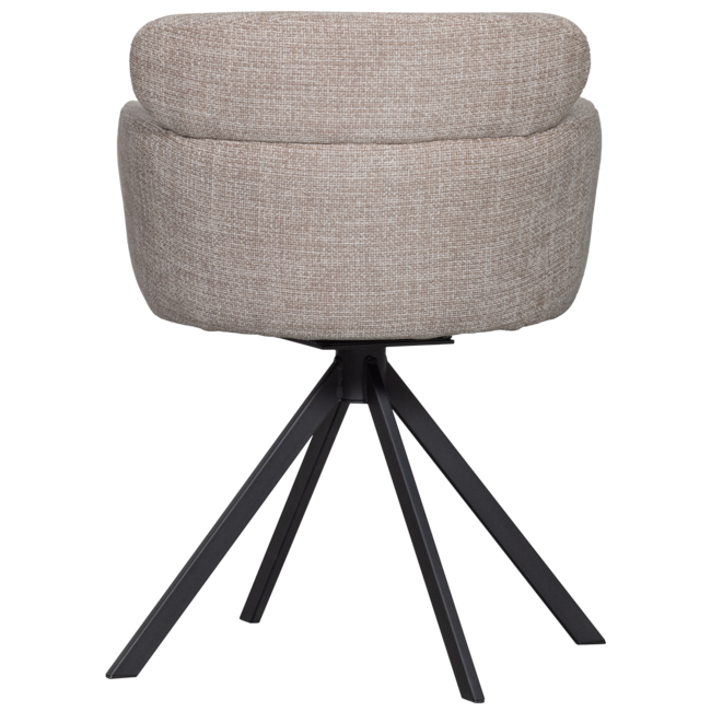 Woood Fenne draaibare eetkamerstoel naturel