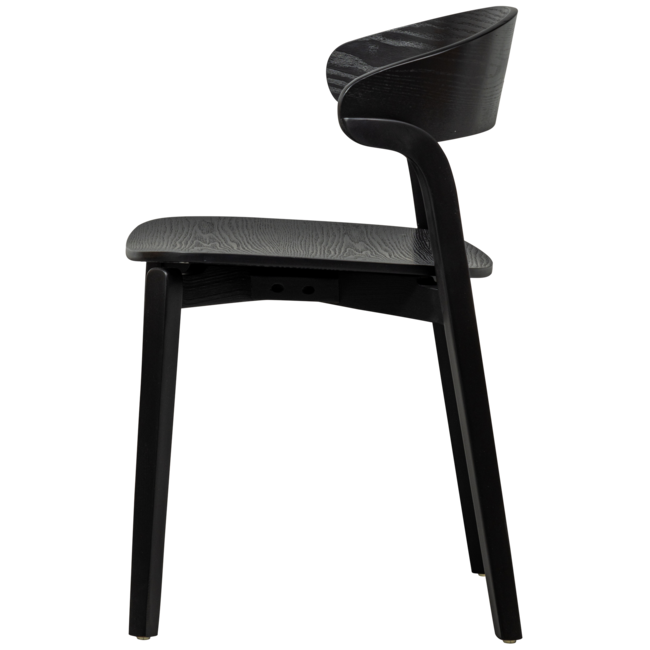 Woood Cras eetkamerstoel zwart