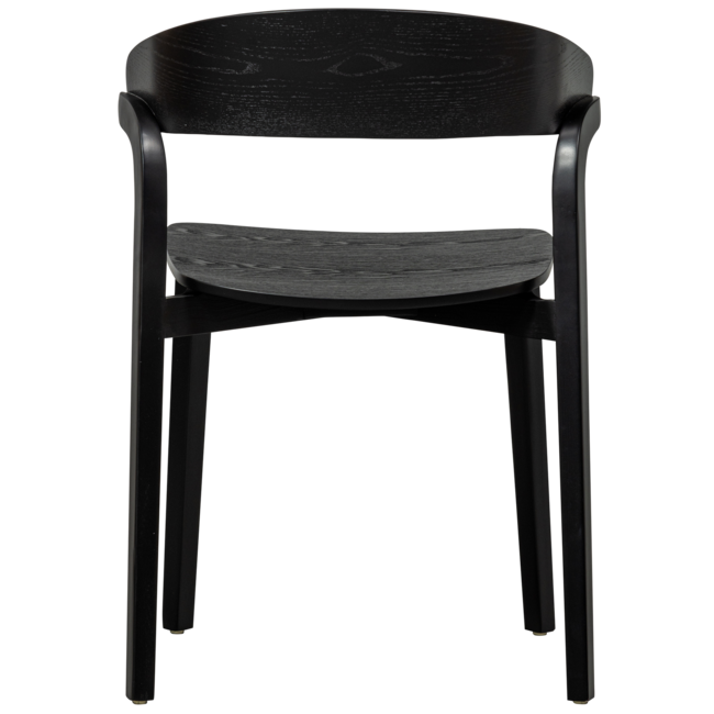Woood Cras eetkamerstoel zwart