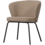 Woood Admit eetkamerstoel bouclé beige
