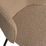 Woood Admit eetkamerstoel bouclé beige