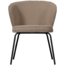 Woood Admit eetkamerstoel bouclé beige
