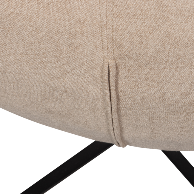 Woood Maudi draaifauteuil naturel